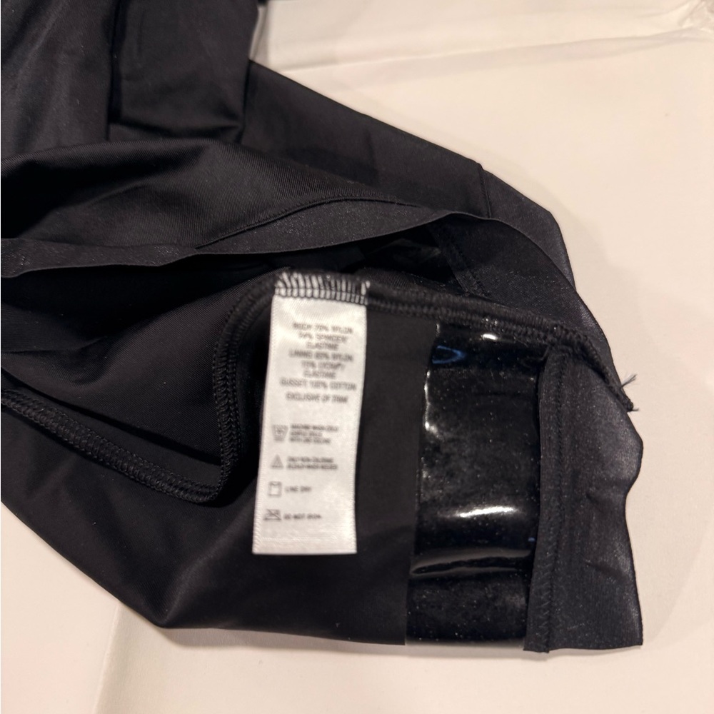 SPANX Sleek Black Mini Dress - Picture 3 of 6